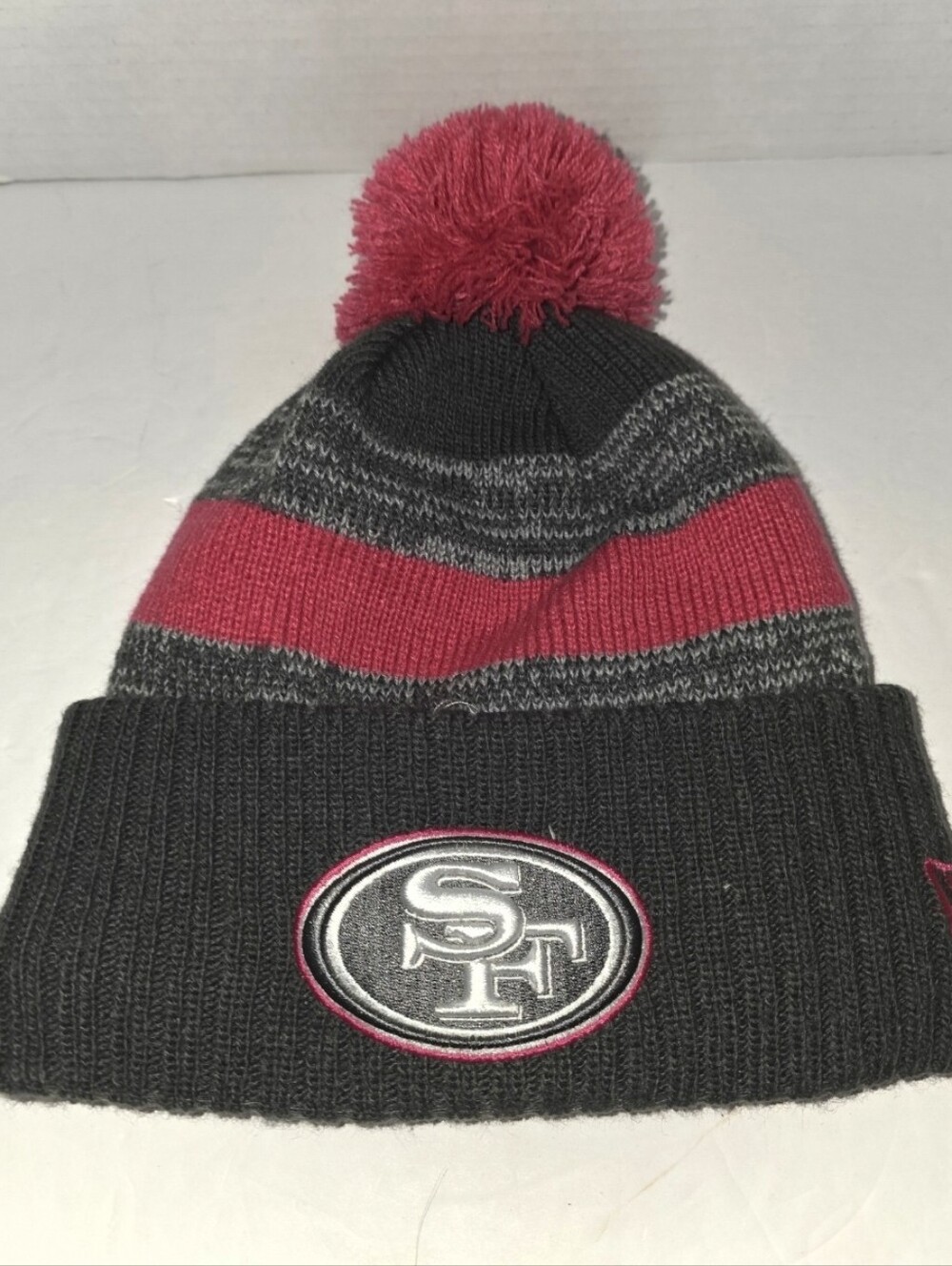 New Era San Francisco 49ers Beanie Gray & Pink One Size Fits Most